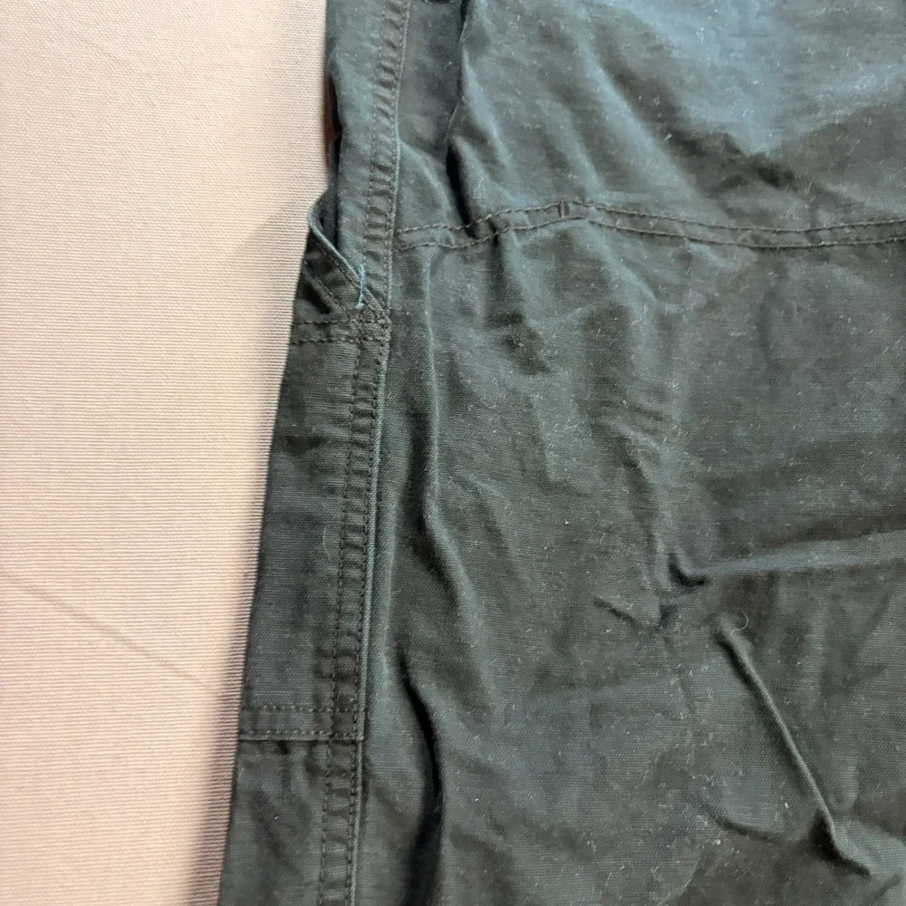 Wild Fable Womens Size 2 Black Wide Leg Cargo Utility Pants Y2K Relaxed Fit